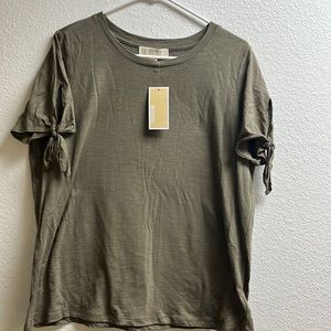 NWT - Michael Kors Army Green T